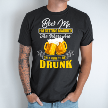 Bernvakario marškinėliai „Beer Me“