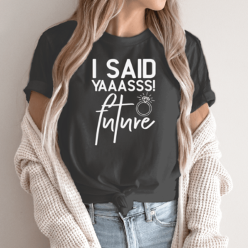 Mergvakario marškinėliai „I said YES“