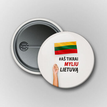 Ženkliukas „Aš tikrai myliu Lietuvą“
