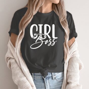 Moteriški marškinėliai „Girl Boss“