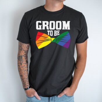 Unisex marškinėliai su spauda „Groom“