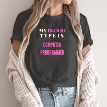 Unisex marškinėliai su spauda „Programmer“