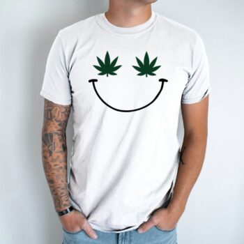 Unisex marškinėliai su spauda „Šypsena“