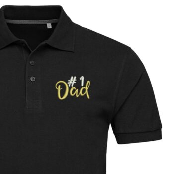 Vyriški polo marškinėliai „Dad No. 1“