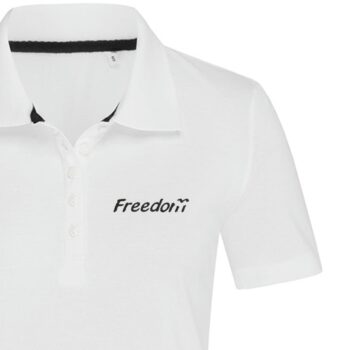 Moteriški polo marškinėliai „Freedom“