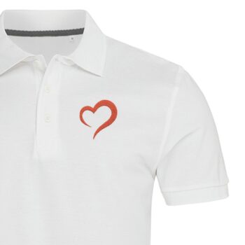 Vyriški polo marškinėliai „Širdutė“