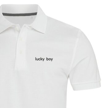 Vyriški polo marškinėliai „Lucky Boy“