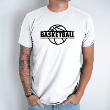Unisex marškinėliai su spauda „Basketball“