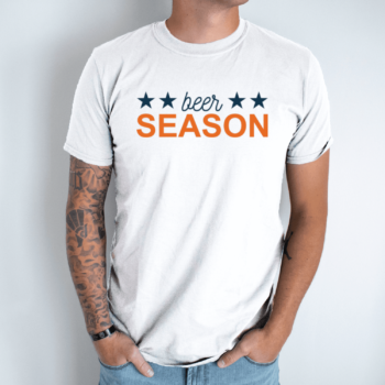 Unisex marškinėliai „Beer season“