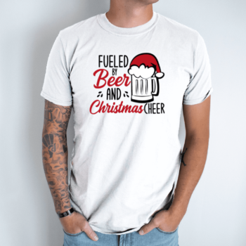 Unisex marškinėliai su spauda „Christmas Cheer“