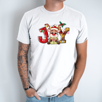 Unisex marškinėliai su spauda „JoY“