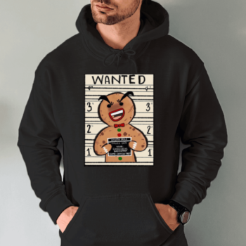 Unisex džemperis su spauda „Wanted“