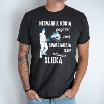 Unisex marškinėliai „Sliekas“