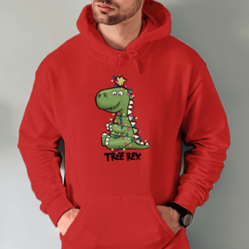 Unisex džemperis su spauda „Tree Rex“