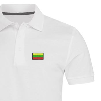 Vyriški polo marškinėliai „Lietuvos vėliava”