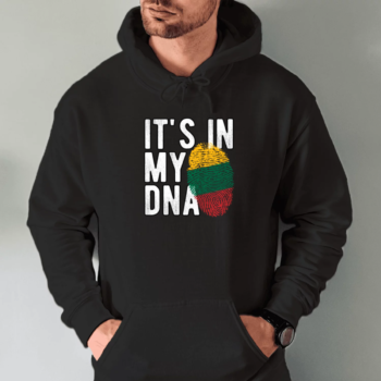 Unisex džemperis su spauda „It’s in my DNA“