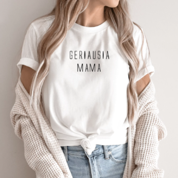 Unisex marškinėliai su spauda „Geriausia Mama“