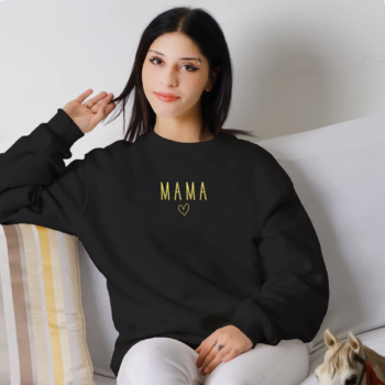Siuvinėtas unisex džemperis „Mama“