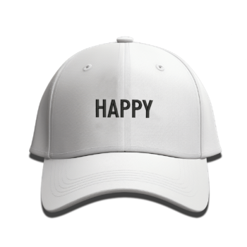 Kepurė su snapeliu „Happy“