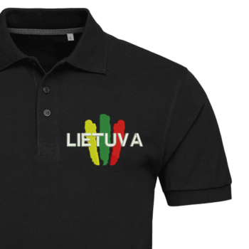 Vyriški polo marškinėliai „Trispalvė Lietuva”