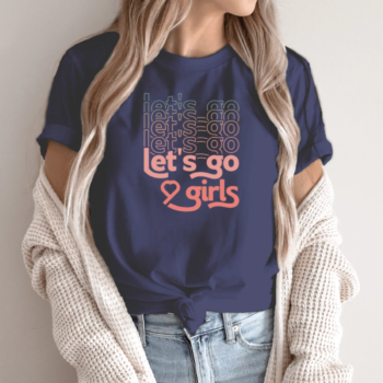 Mergvakario marškinėliai „Let’s go Ladies“