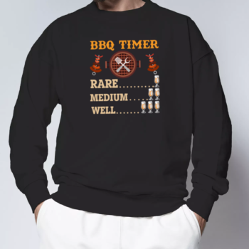 Unisex džemperis su spauda „BBQ Timer“