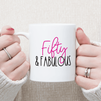 Puodelis „Fifty Fabulous“