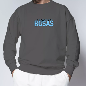 Unisex džemperis su spauda „Super Bosas“