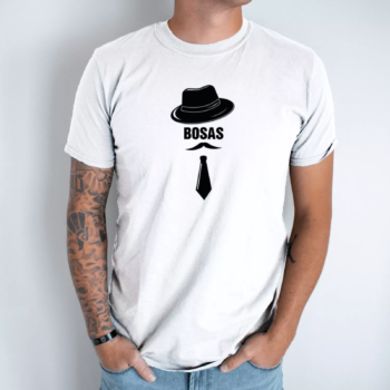 Unisex marškinėliai su spauda „Ponas Bosas“