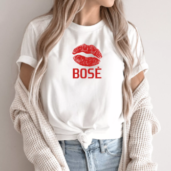 Unisex marškinėliai su spauda „Ponia Bosė“