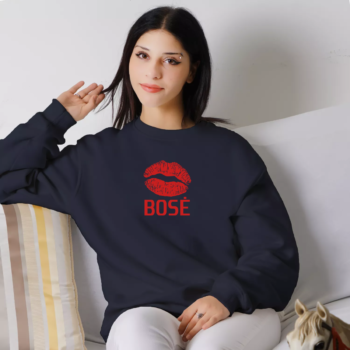 Unisex džemperis su spauda „Ponia Bosė“