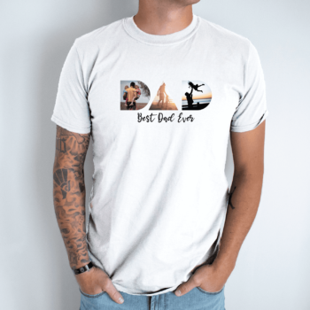 Unisex marškinėliai su Jūsų nuotraukomis „Best Dad“