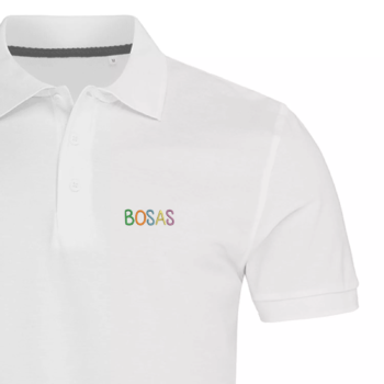 Vyriški polo marškinėliai „Spalvotas Bosas”