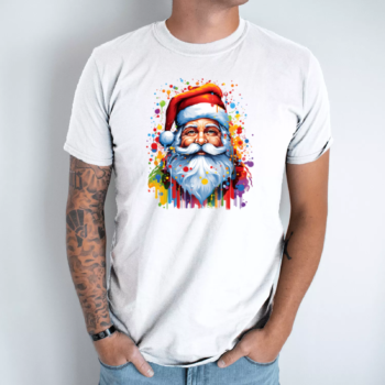 Unisex marškinėliai su spauda „Kalėdų Senelis“