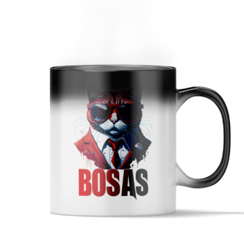 Magiškas puodelis „Katinas Bosas“