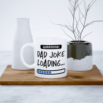 Puodelis „Dad Jokes Loading“
