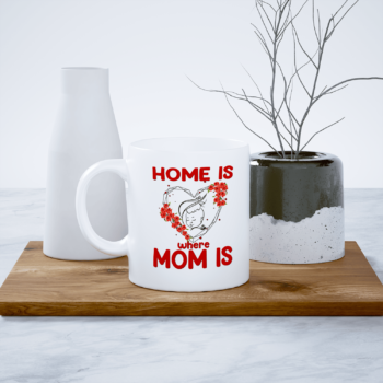 Puodelis „Home is where Mom is“