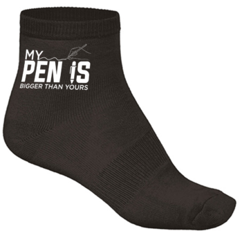 Kojinės su spauda „Pen“