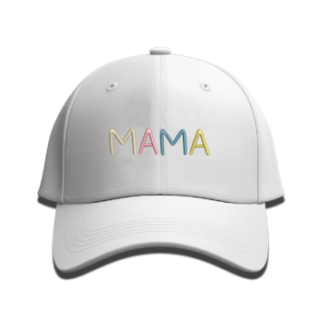 Kepurė su snapeliu „Spalvota mama”