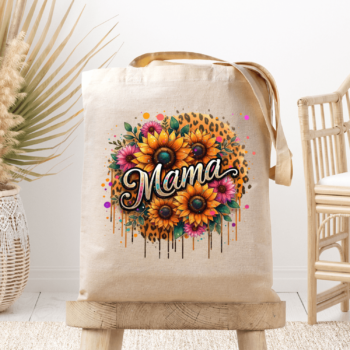Medžiaginis maišelis su spauda „Saulėgražų Mama“