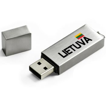 Metalinis USB raktas „Lietuva“ 16 GB