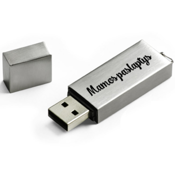 Metalinis USB raktas „Mamos paslaptys“ 16 GB