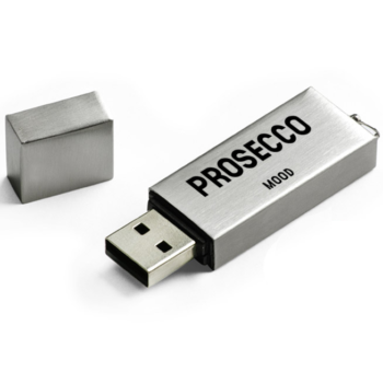 Metalinis USB raktas „Prosecco mood“ 16 GB