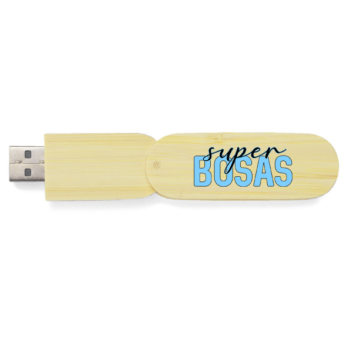 Bambukinis USB raktas „Super bosas“ 16 GB