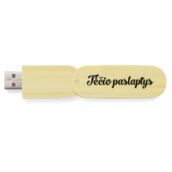 Bambukinis USB raktas „Tėčio paslaptys“ 16 GB