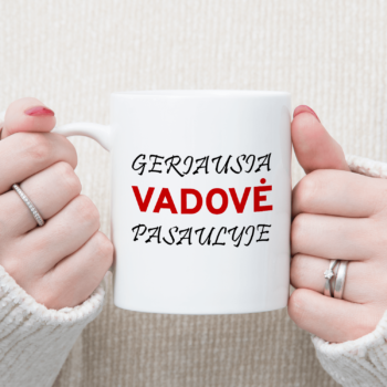 Puodelis „Geriausia vadovė pasaulyje“