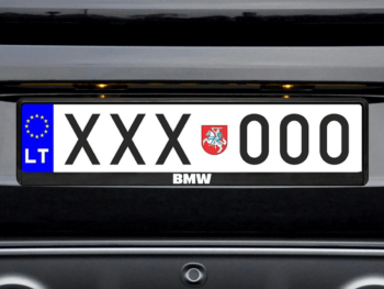 Numerių rėmelis „BMW“