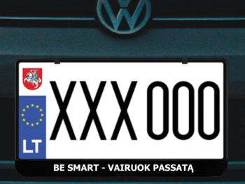 Kvadratinis numerių rėmelis „BE SMART”