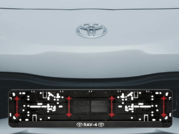 Wurth numerių rėmelis „Rav-4″