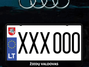 Kvadratinis numerių rėmelis „Žiedų valdovas“